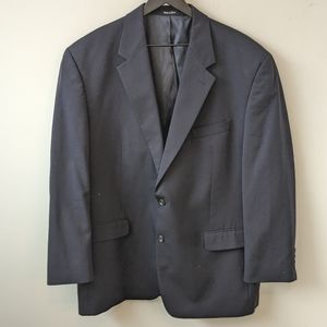 Lauren Ralph Lauren Blue Wool Sports Coat Blazer Jacket